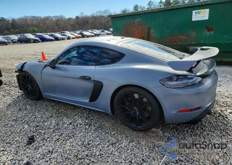 2023 Porsche Cayman Gt4 z USA, uszkodzony, nr VIN WP0AC2A81PS275497